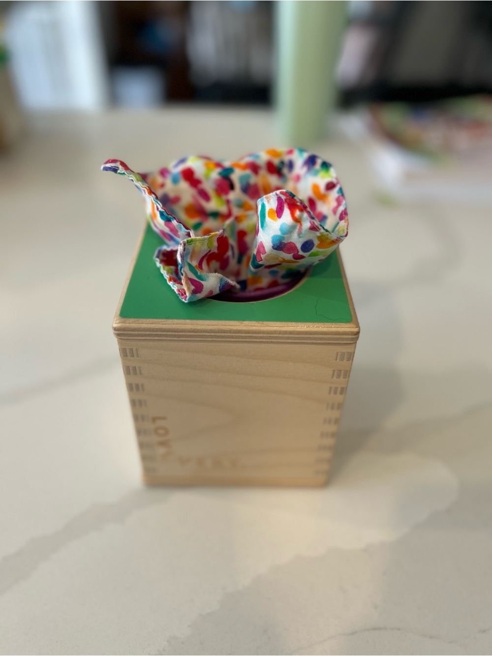 lovevery magic tissue box